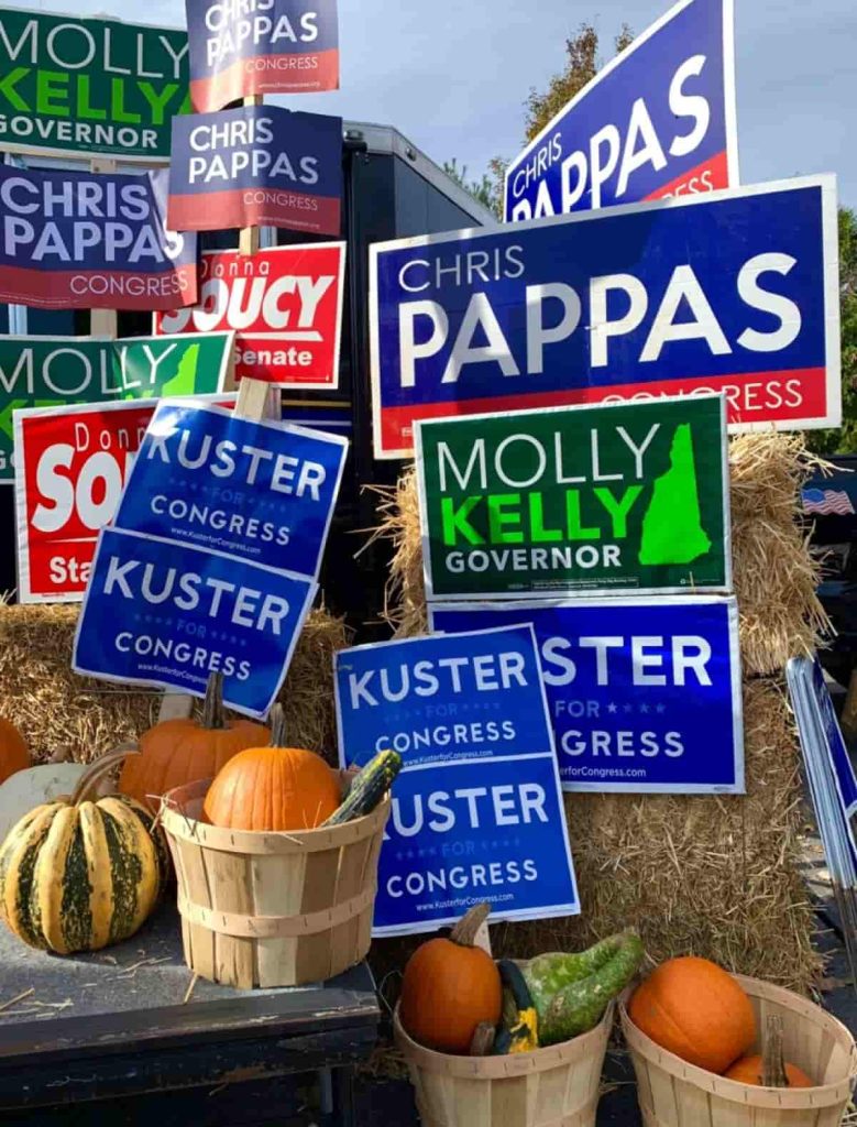 Voting signs