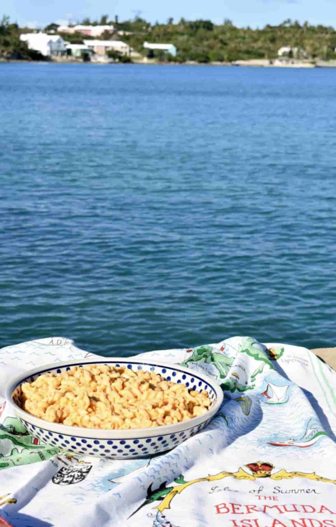 Macaroni and Cheese Dish by the Sea