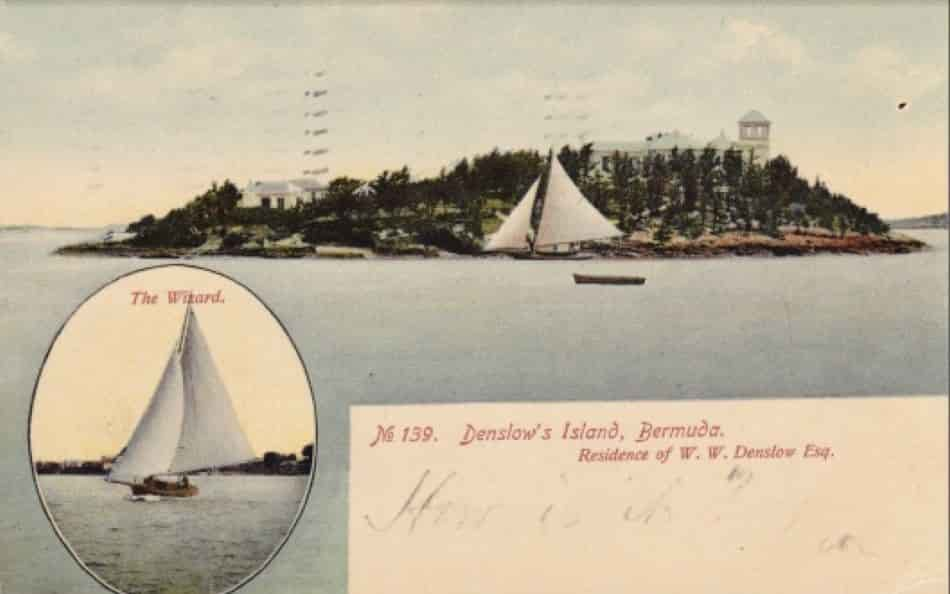 Postcard of Denslow’s Island and The Wizard - 1907
