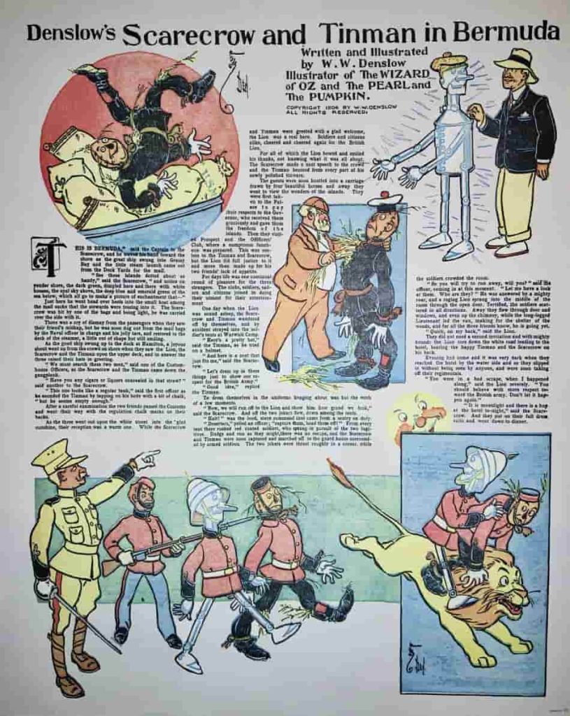 Scarecrow and Tinman Comic Strip